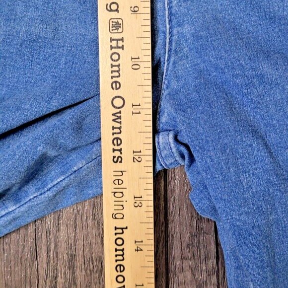 Acezung Women's Jeans Size 12 Capri Flap Pouch Pockets Medium Wash - Picture 4 of 14